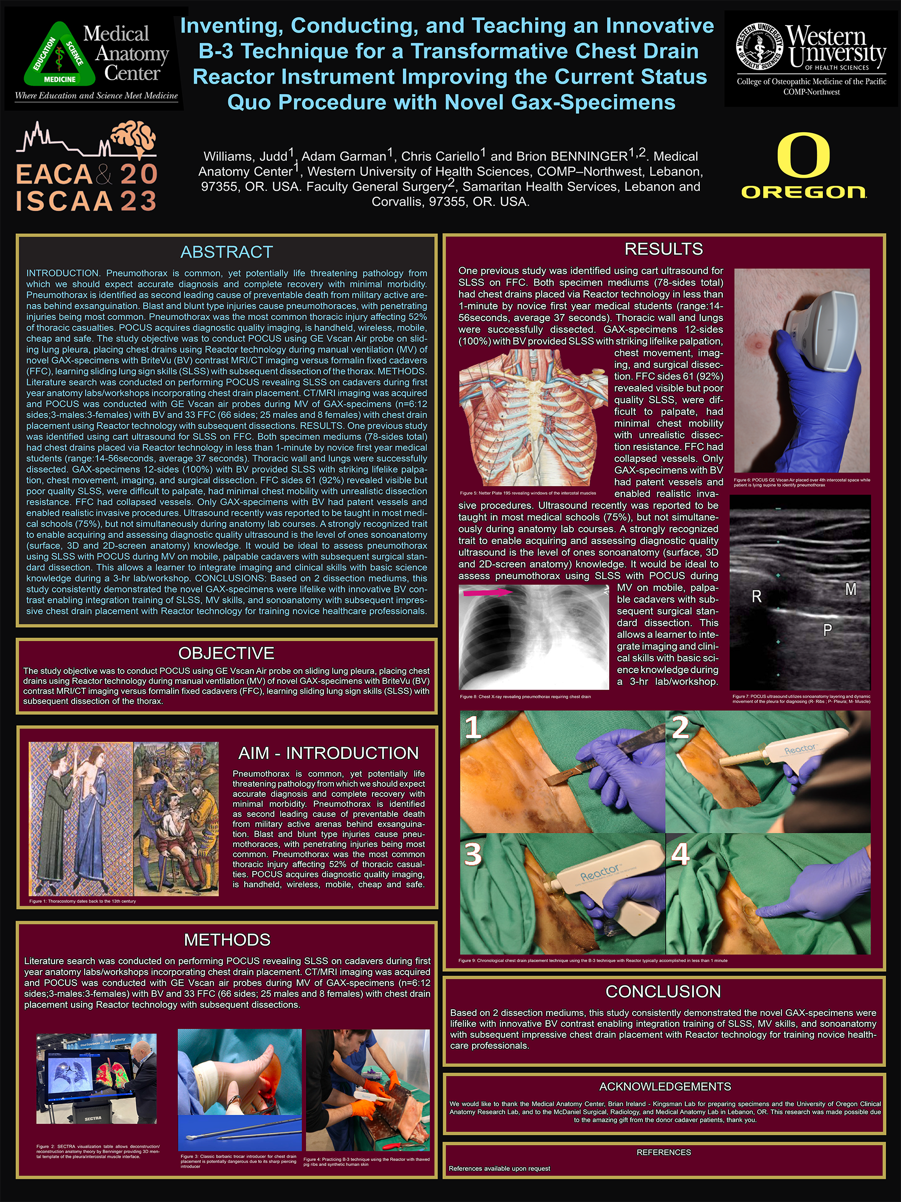 B3 chest reactor research poster (2023)