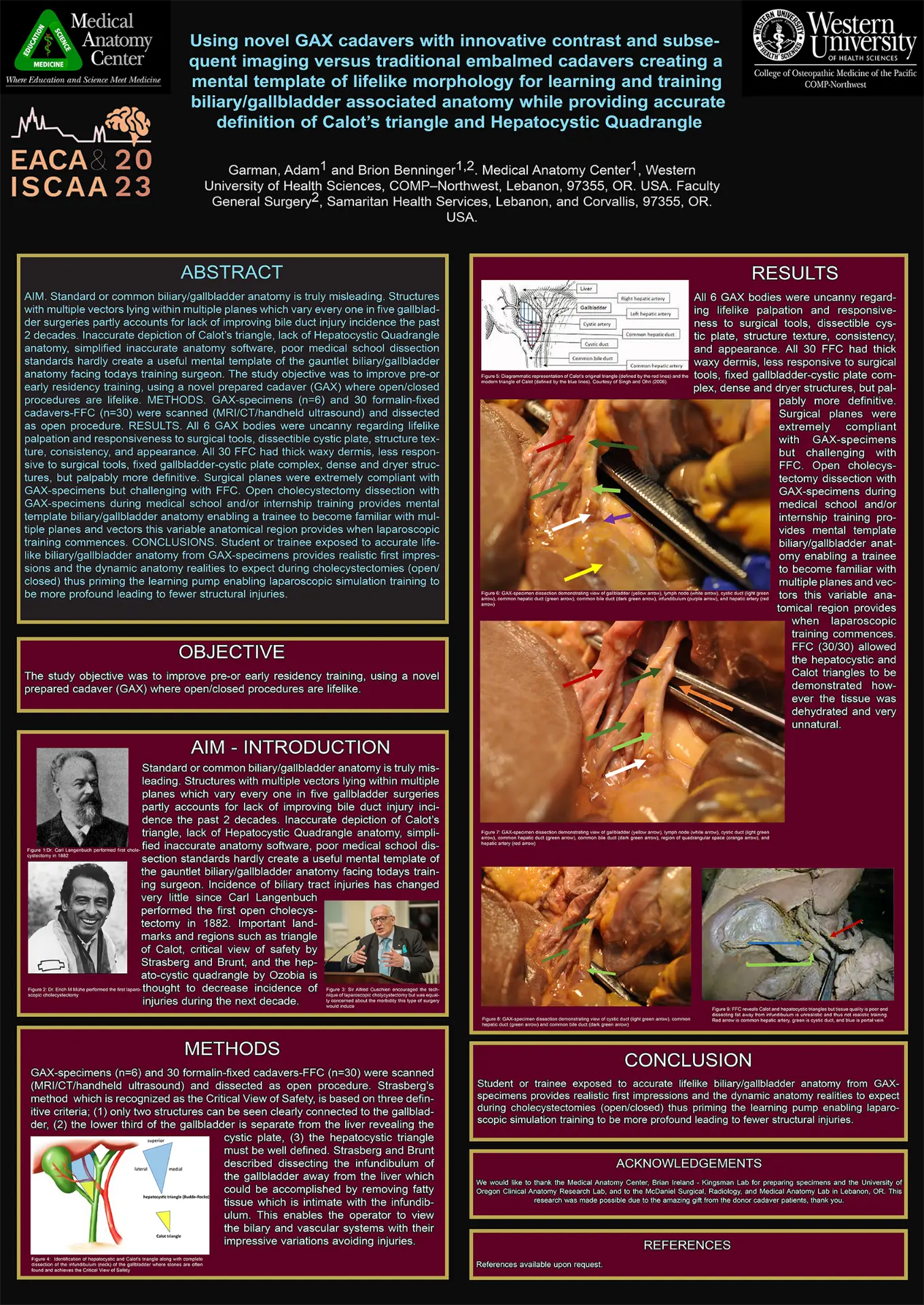 Gallbladder anatomy research poster (2023)